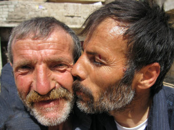 camel butchers outside of Aleppo Syria